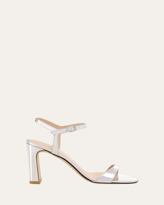 Babette Patent Ankle-Strap Sandals